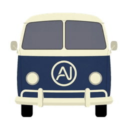 The AI Struggle Bus, front view